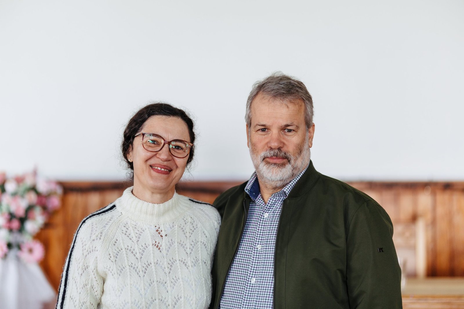Pastor Robson Lopes with his wife